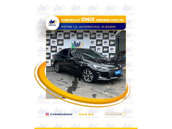CHEVROLET ONIX 1.0 TURBO FLEX PLUS PREMIER AUTOMÁTICO CHEVROLET ONIX 1.0 TURBO FLEX PLUS PREMIER AUTOMÁTICO